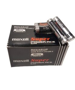 باتری نیم قلمی maxell دو تایی شیرینگ