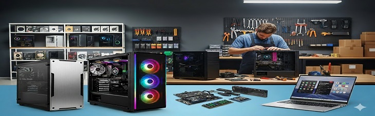 اسمبل،تعمیرات و فروش انواع سیستم های اداری و گیمینگ